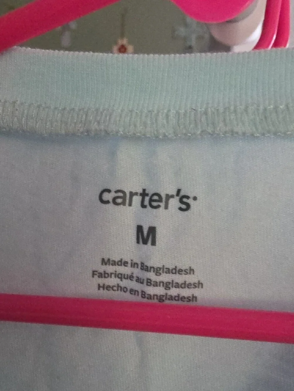 Carter's Mint Short-Sleeve Tee with Pastel Origami Heart Graphic